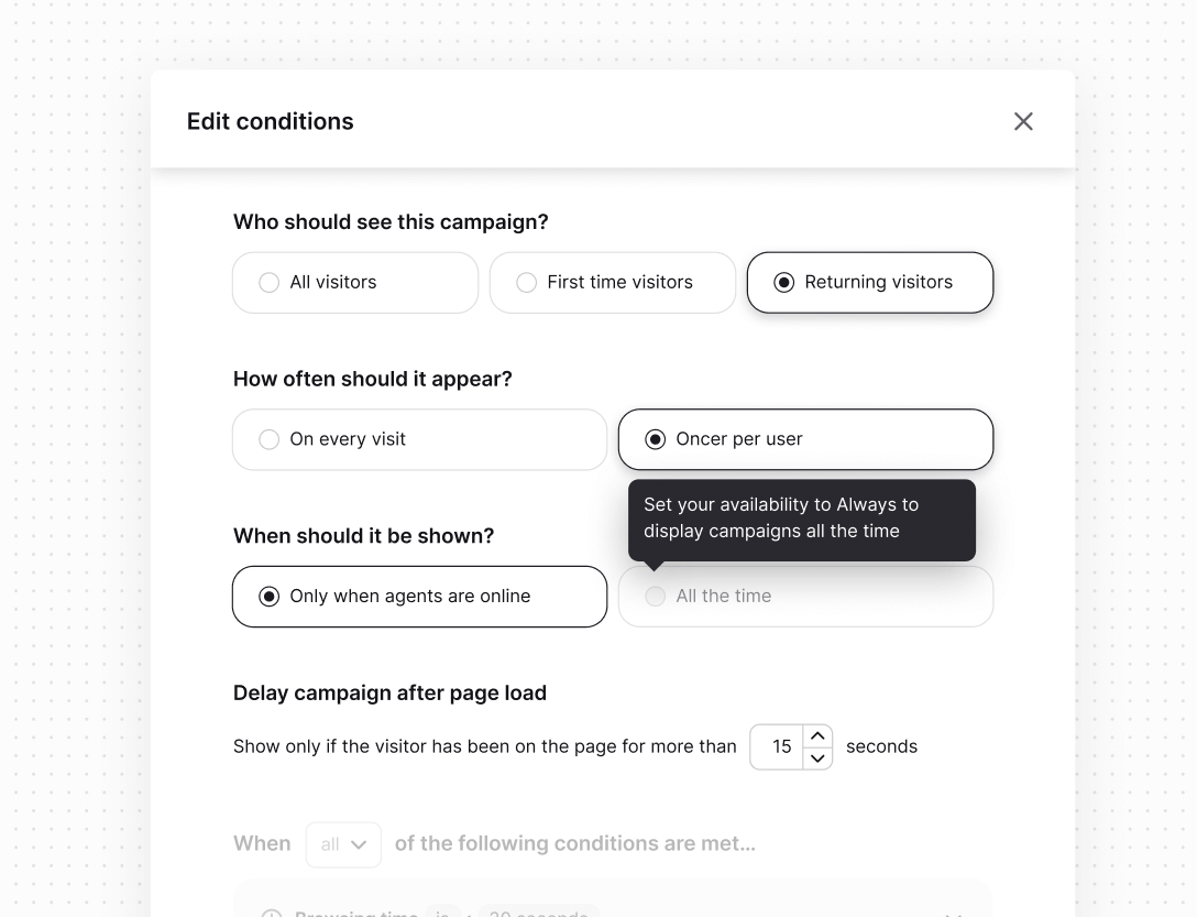 Engaging campaigns in Text App for ecommerce