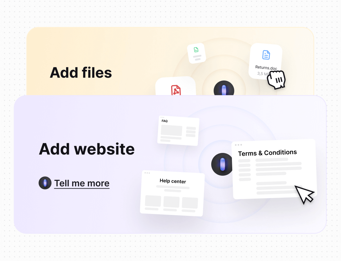 Organized workflows in Text App for support agents