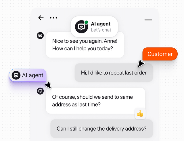 Text Intelligence in Text App for support agents